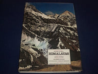 1986 HIMALAYAS HARDCOVER BOOK - PHOTOS & TEXT BY YOSHIKAZU SHIRAKAWA - KD 2817