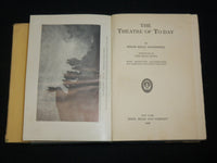 1927 THE THEATRE OF TO-DAY HARDCOVER BOOK BY HIRAM K. MODERWELL - KD 6508