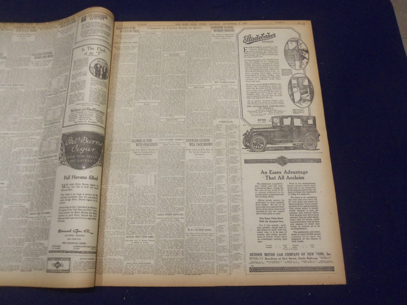 1920 NOVEMBER 8 NEW YORK TIMES- DEMPSEY-CARPENTIER FIGHT NEAR THIS CITY- NT 8448