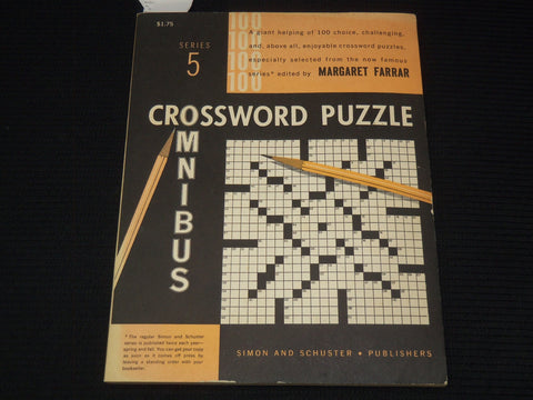 1962 CROSSWORD PUZZLE OMNIBUS SERIES 5 - MARGARET FARRAR - K 2610