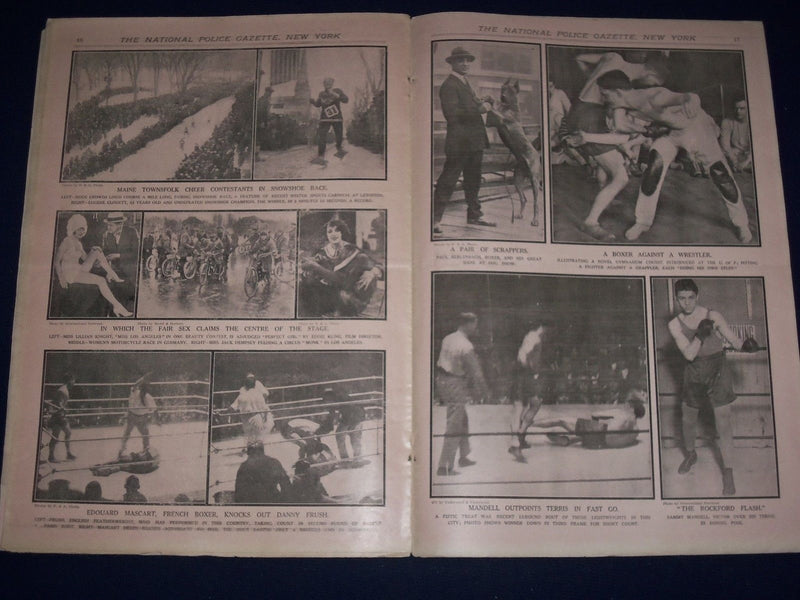 1925 MAR 14 NATIONAL POLICE GAZETTE - NATALIE KINGSTON - JACK DEMPSEY - SP 3056
