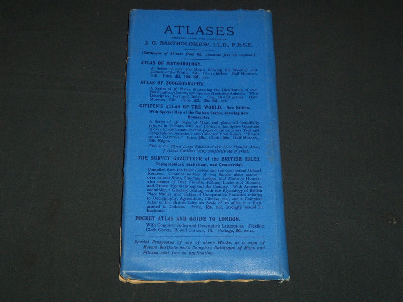 1900'S BARTHOLOMEW'S NEW REDUCED SURVEY SHEET 26 ESSEX - LINEN MAP - K 2076