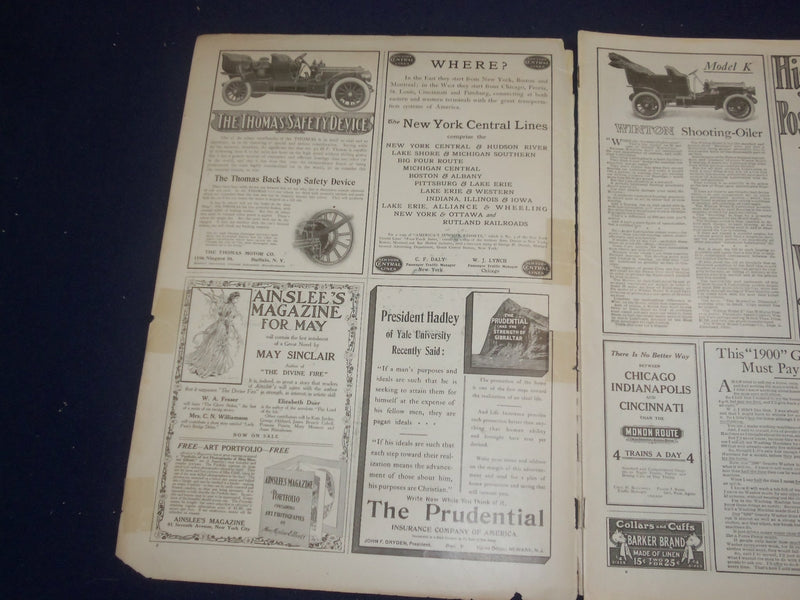 1906 APRIL 21 COLLIER'S MAGAZINE - GOSSIP, DRAW BY A. B. FROST - ST 6785