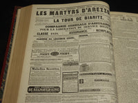 1839 JANUARY-JUNE LA PRESSE FRENCH NEWSPAPER BOUND VOLUME - SCIENCE - KD 1279H