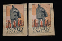 1927 ESERCITO E NAZIONE RIVISTA MAGAZINE - ITALIAN - LOT OF 10 - O 3692
