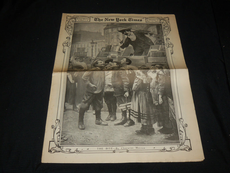 1911 DECEMBER 31 NEW YORK TIMES PICTURE SECTION - THE BITE - MOREAU - NP 5631