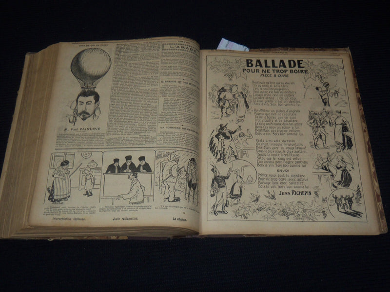 1911 MON DIMANCHE REVUE POPULAIRE ILLUSTREE FRENCH BOUND VOLUME - KD 3352G