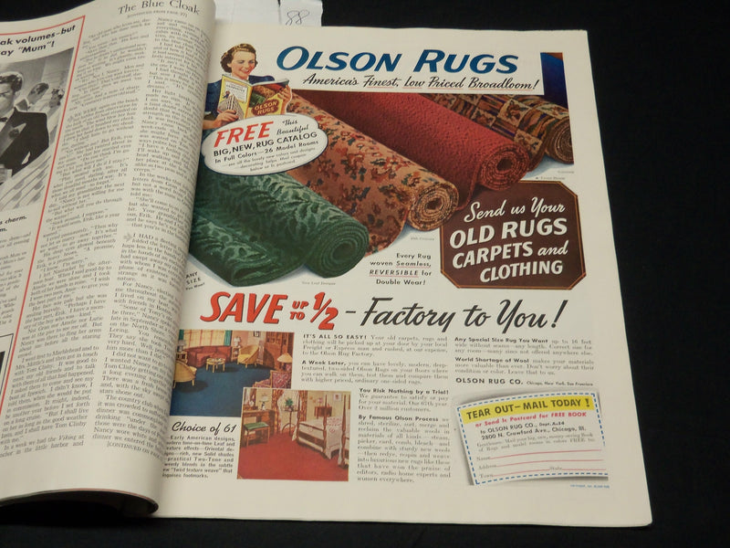 1941 MARCH WOMAN'S HOME COMPANION MAGAZINE - GREAT COVER & ADS - ST 4878N