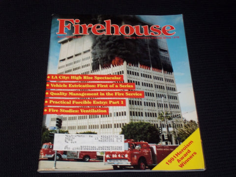1992 APRIL FIREHOUSE MAGAZINE - AMERICA'S BRAVEST FRONT COVER - E 1708