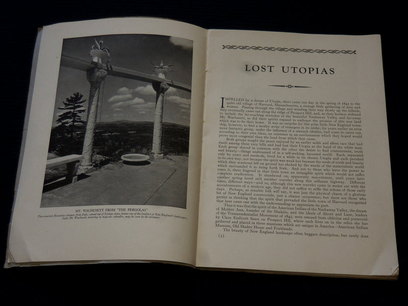 1947 LOST UTOPIAS SOFTCOVER BOOK BY HARRIET E. O'BRIEN - THIRD EDITION - J 7142