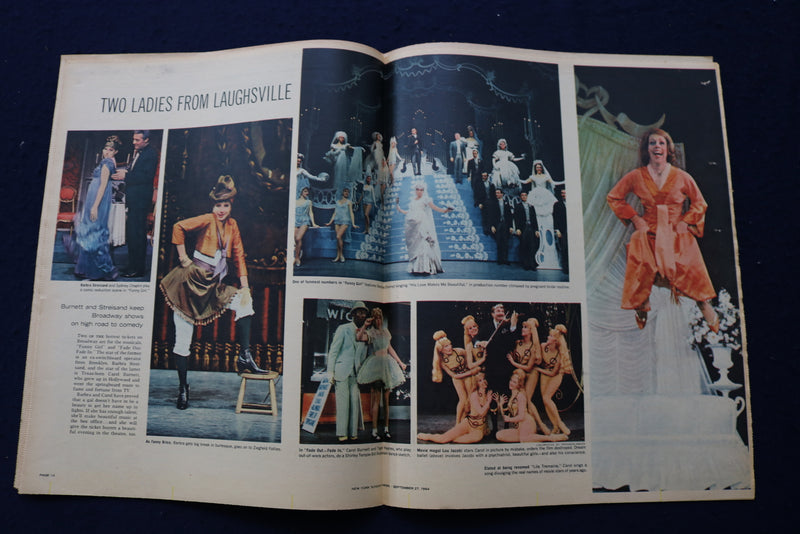 1964 SEP 27 SUNDAY NEWS COLOROTO MAGAZINE - POLLY BERGEN - BASEBALL - E 23012