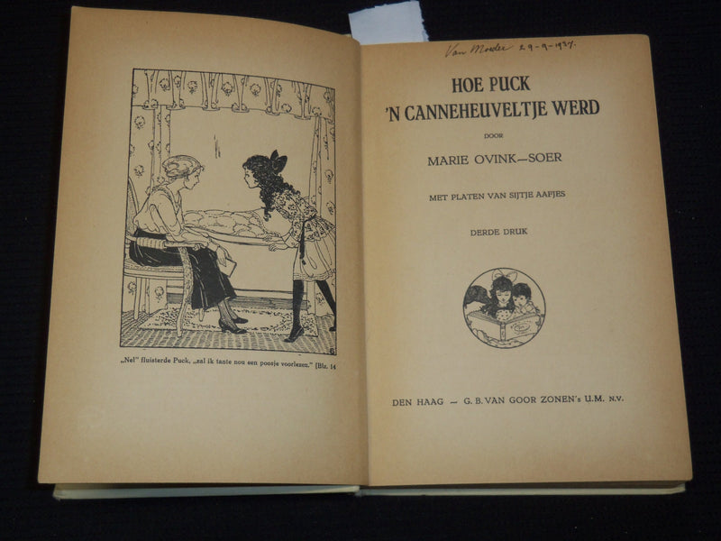 1930'S CANNEHEUVELTJES - SERIE- MARIE OVINK -SOER DUTCH BOOKS LOT OF 5- KD 4503A