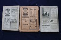1894-1920 HARPER'S MONTHLY MAGAZINE - LOT OF 9 - O 3491