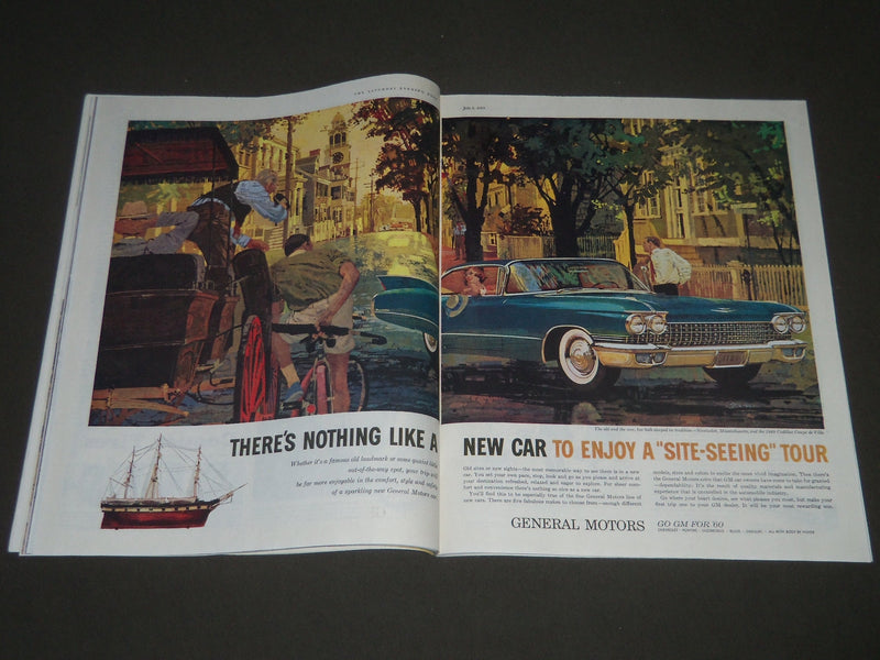 1960 JULY 9 THE SATURDAY EVENING POST MAGAZINE - ILLUSTRATED COVER - SP 2304