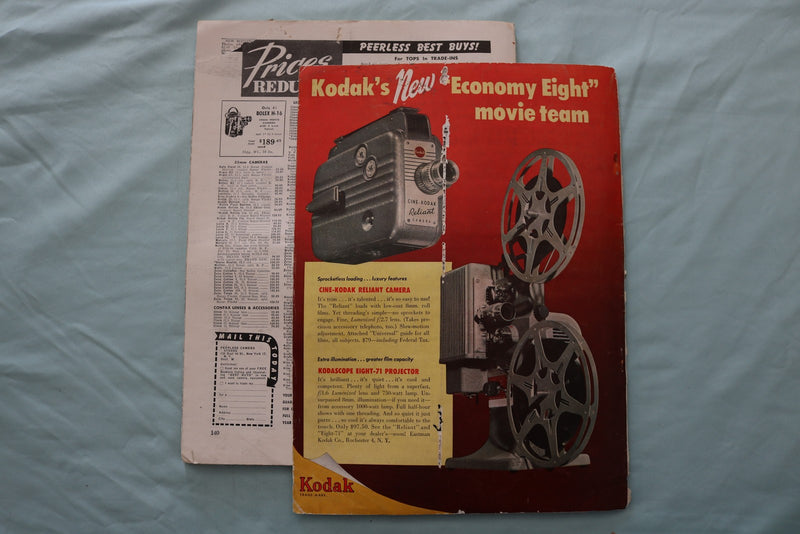 1949 NOV MODERN PHOTOGRAPHY MAGAZINE - NEW EXPERIMENTAL SECTION COVER - E 26696