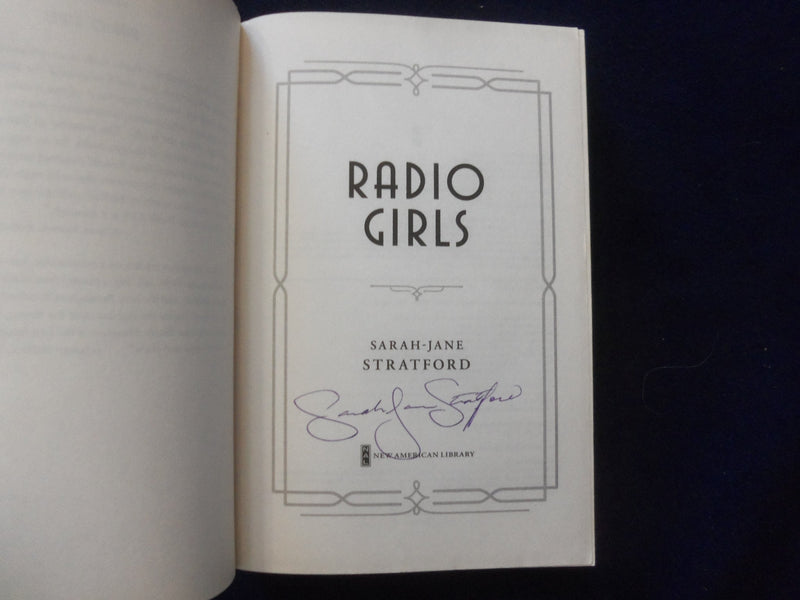 2016 RADIO GIRLS SOFTCOVER BOOK - SIGNED BY SARAH-JANE STRATFORD - KD 8569