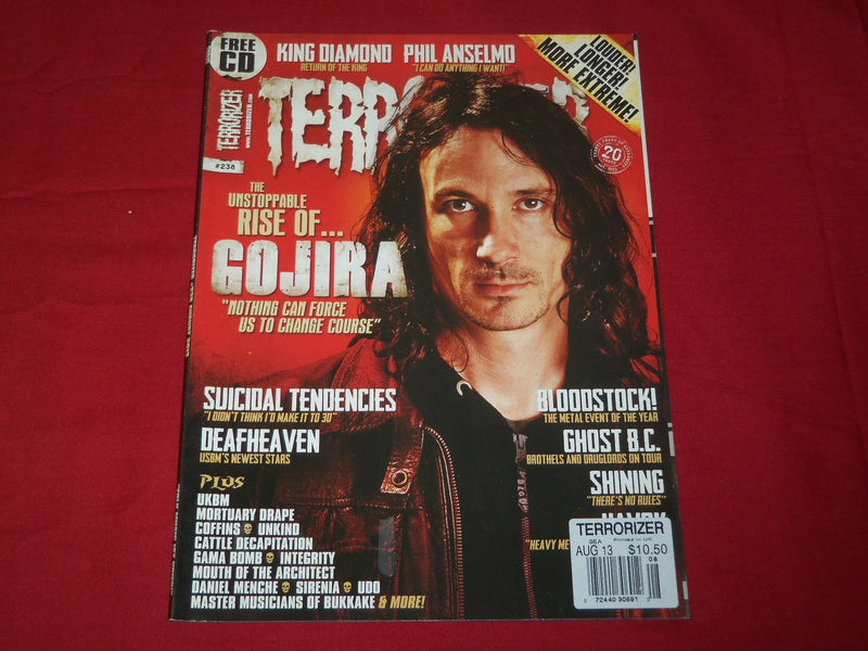 2013 AUGUST TERRORIZER MAGAZINE ISSUE NO. 238 - GO JIRA COVER - MUSIC - RC 307