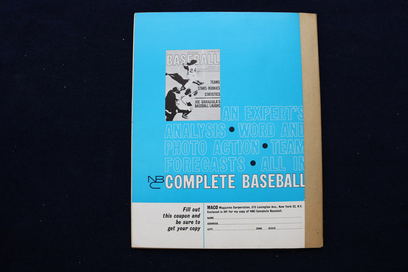 1961 SPORTS ALL STARS BASEBALL MAGAZINE - VERNON LAW COVER - E 11899