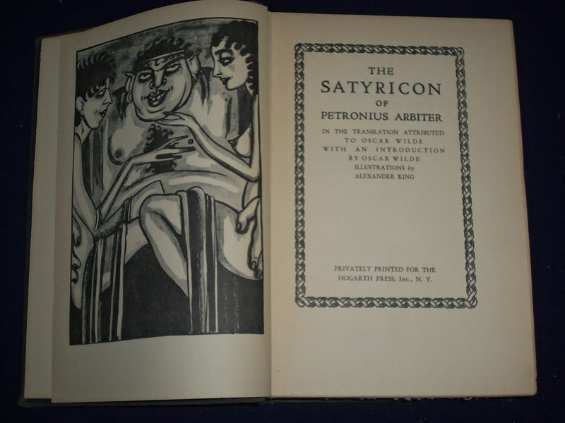 1932 THE SATYRICON OF PETRONIUS ARBITER BOOK #123/2500 - ILLUS. - KD 2371