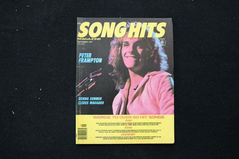 1976 SEPTEMBER SONG HITS MAGAZINE - PETER FRAMPTON COVER - E 10520