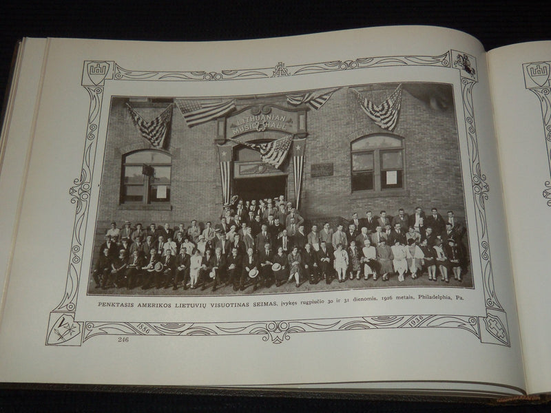 1936 SUSIVIENIJIMO LIETUVIU AMERIKOJE ALBUMAS VOLUME - LITHUAIAN - KD 5403E