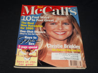 1995 JANUARY MCCALL'S MAGAZINE - CHRISTIE BRINKLEY FRONT COVER - E 572