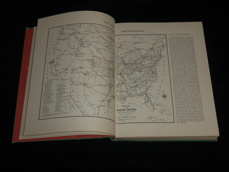 1955 HAMMOND'S PICTORIAL TRAVEL ATLAS OF SCENIC AMERICA BOOK BY JORDAN - R 702J