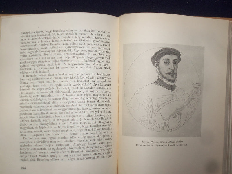 1957 STUART MARIA HARDCOVER BOOK BY STEFAN ZWEIG - HUNGARIAN TEXT - KD 8795
