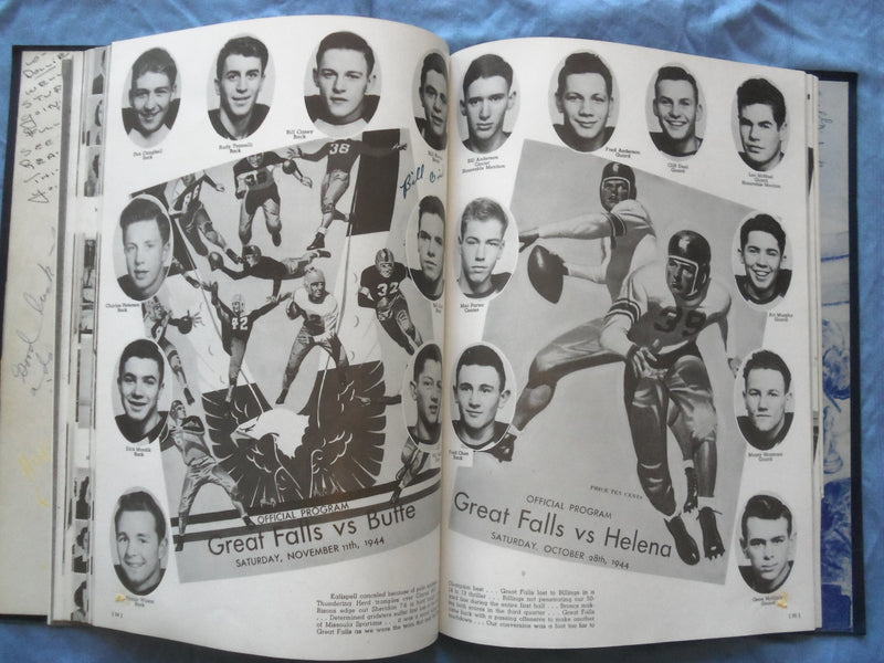 1945 THE ROUNDUP GREAT FALLS HIGH SCHOOL YEARBOOK - GREAT FALLS, MT - YB 3378