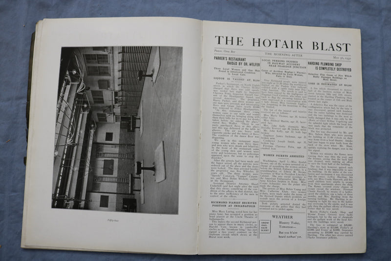1920 THE PIERIAN RICHMOND HIGH SCHOOL YEARBOOK - RICHMOND, INDIANA- YB 3428