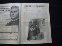 1907 JUNE GOOD LITERATURE MAGAZINE - JESSIE REEVES' PORTRAIT - B 2875U