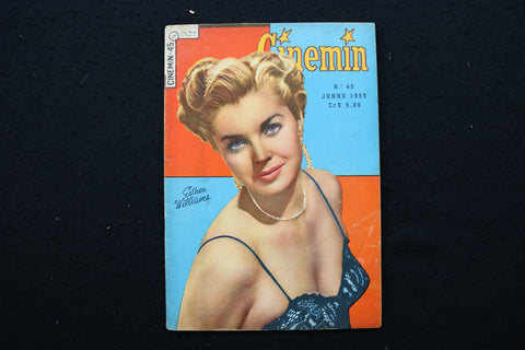 1955 JUNE CINEMIN MAGAZINE - ESTHER WILLIAMS COVER - E 25064