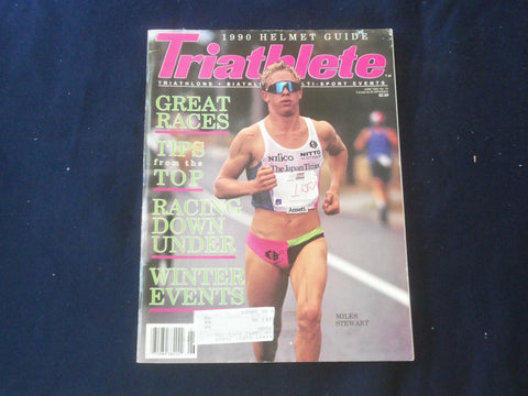 1990 JUNE TRIATHLETE MAGAZINE - MILES STEWART - ST 1765E