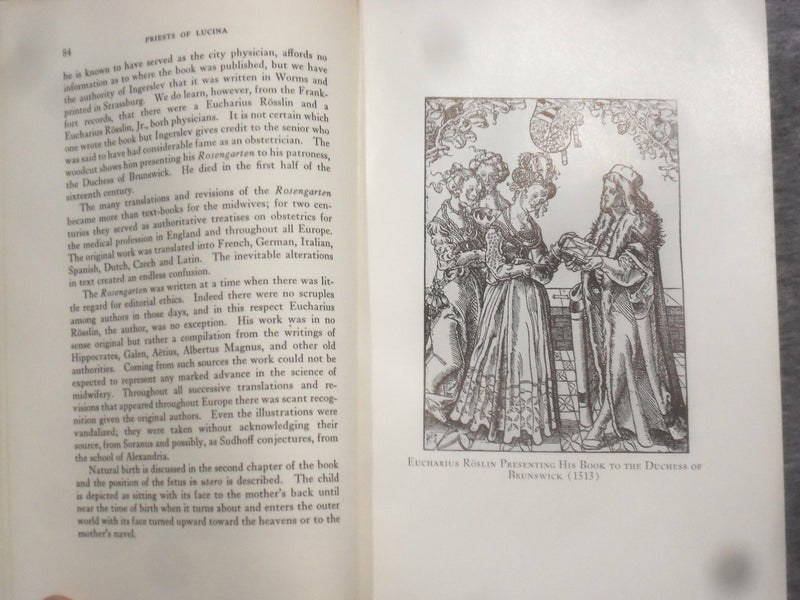 1939 PRIESTS OF LUCINA - THE STORY OF OBSTECTRICS BY PALMER FINDLEY, MD-KD 2758M