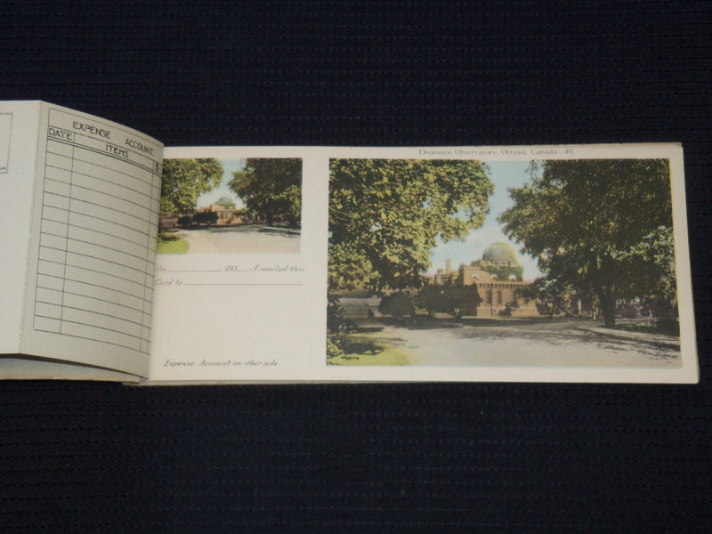 1930'S A DIARY POST CARD BOOK OF OTTAWA CANADA - 9 POSTCARDS - J 7292