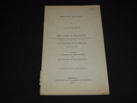 1880 REV. JOHN P. GUILLIVER ADDRESS BOOK - CHRISTIANITY AND SCIENCE - J 7532