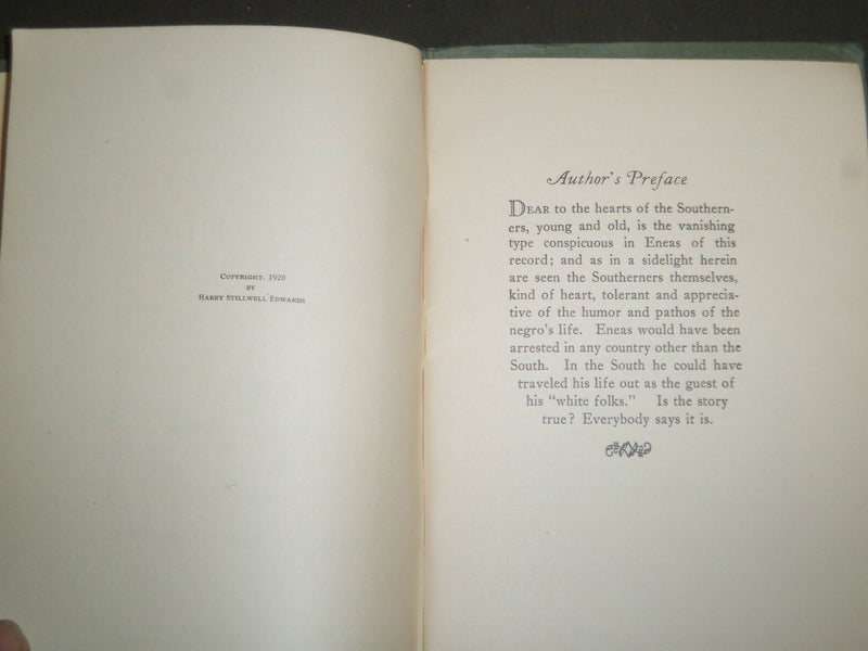 1922 ENEAS AFRICANUS BOOK BY HENRY STILLWELL EDWARDS - MACON GEORGIA - J 4685