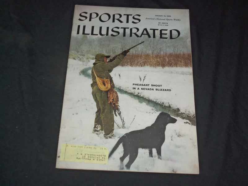 1959 JANUARY 19 SPORTS ILLUSTRATED MAGAZINE - PHEASANT SHOOT - SP 8913