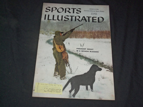 1959 JANUARY 19 SPORTS ILLUSTRATED MAGAZINE - PHEASANT SHOOT - SP 8913
