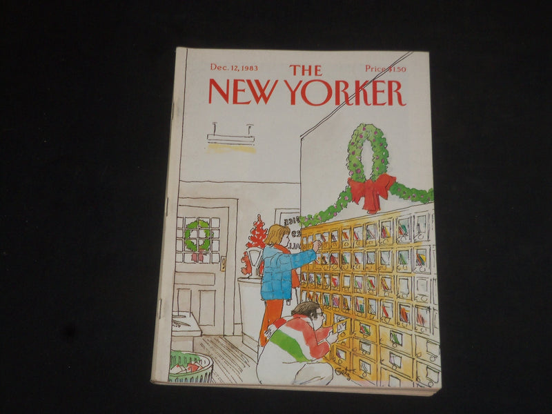 1983 DECEMBER 12 THE NEW YORKER MAGAZINE - ILLUSTRATED COVER - NY 2210