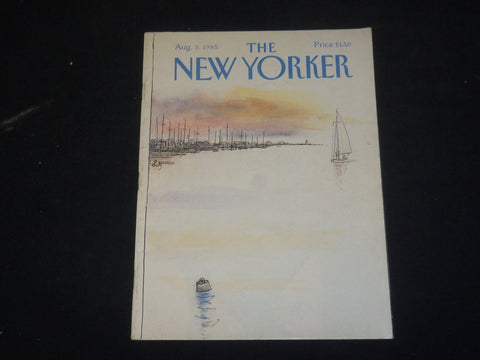 1985 AUGUST 5 THE NEW YORKER MAGAZINE - ILLUSTRATED COVER - NY 1314