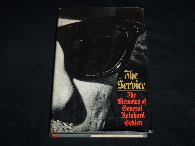 1972 THE SERVICE MEMOIRS OF GENERAL REINHARD GEHLEN HARDCOVER BOOK - KD 4351N