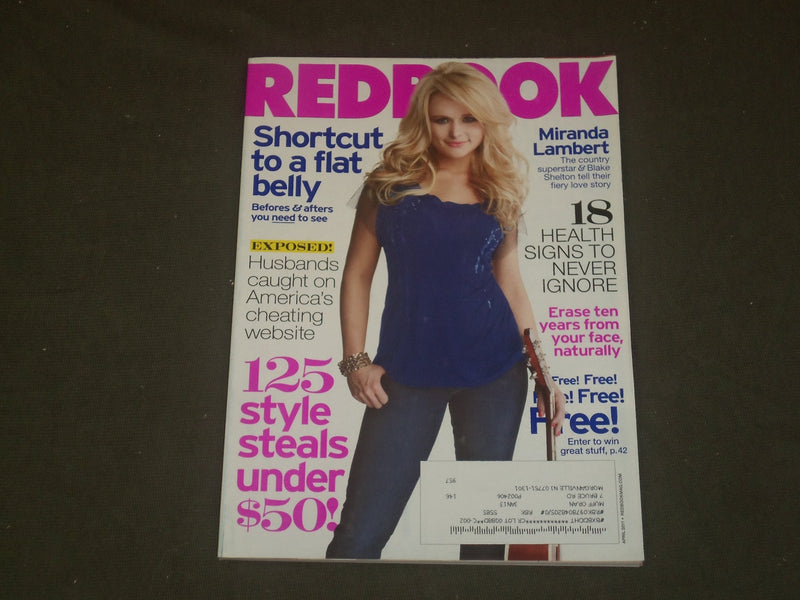 2011 APRIL REDBOOK MAGAZINE - MIRANDA LAMBERT COVER - B 1557