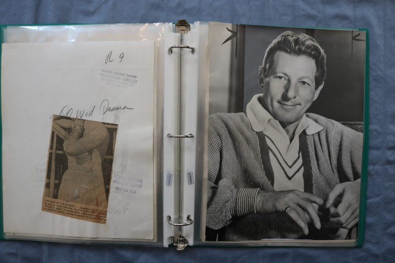 1950'S THEATRE ORIGINAL NEWS PHOTOS - 28 PAGES - EVA GABOR - DANNY KAYE - #91