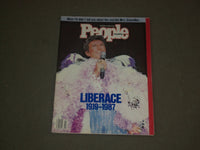 1987 FEBRUARY 16 PEOPLE MAGAZINE - LIBERACE 1919-1987 - B 4677
