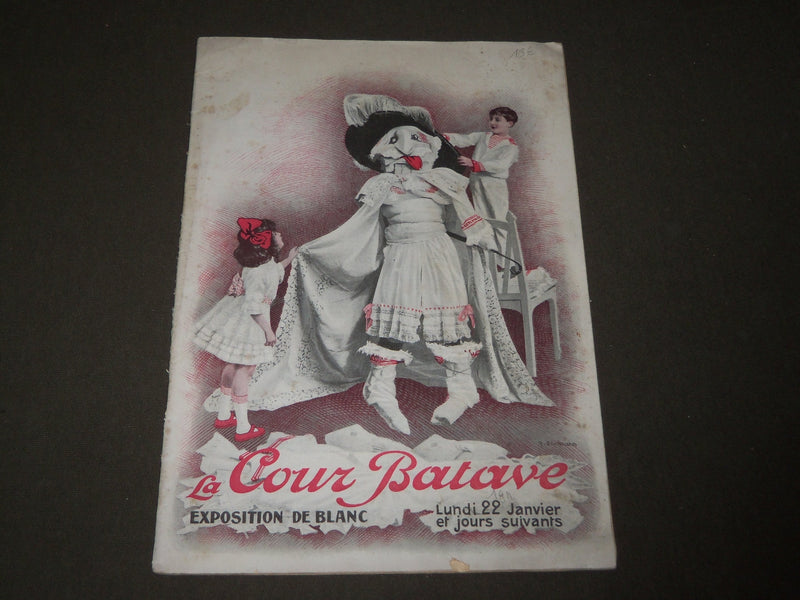 1800'S LA COUR BATAVE EXPOSITION DE BLANC FRENCH CATALOGUE - FR 1267