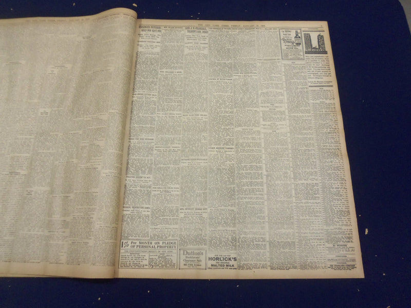 1916 JANUARY 21 NEW YORK TIMES - VILLA NOT YET TAKEN PRISIONER - NT 9070