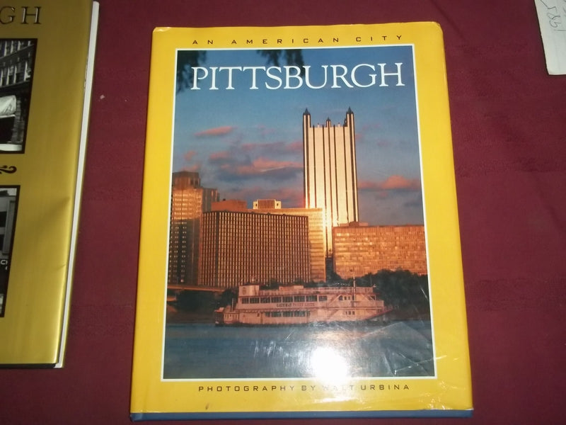 1990 PITTSBURGH BOOK LOT OF 2 DIFFERENT - AMERICAN CITY & THEN AND NOW - KD 794O