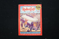 1938 NOVEMBER RADIO-CRAFT MAGAZINE - WIRE-LESS PUBLIC TELEPHONES COVER - E 11193