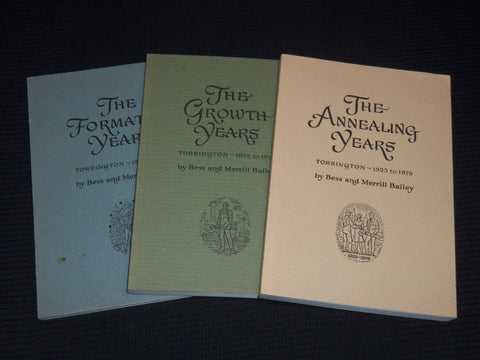 1975-1979 BESS AND MERRILL BAILEY VOLUMES 1-3 - TORRINGTON CT - KD 4270V